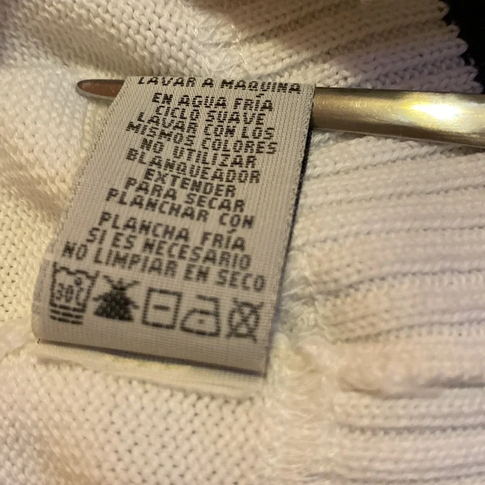 Polo Jeans Company white and navy sweater in size XL. NWOT - Picture 12 of 12